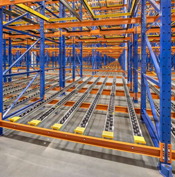 Pallet Flow Rack for Pell City warehouses