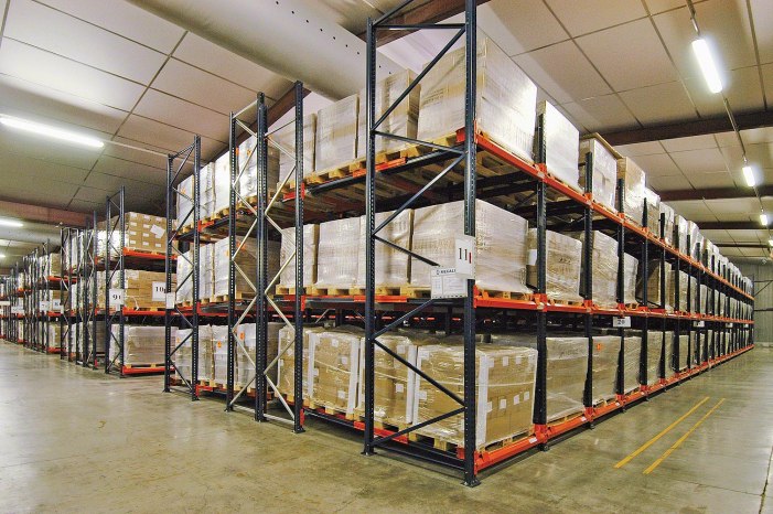 Push Back Pallet Rack for Pell City warehouses
